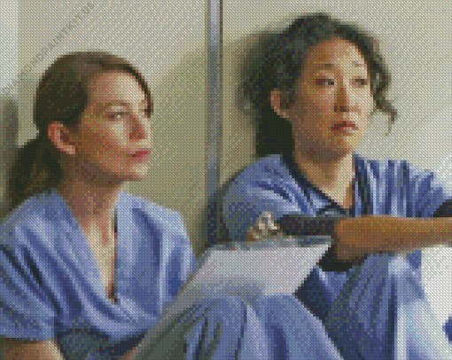 Meredith and Cristina Diamond Painting