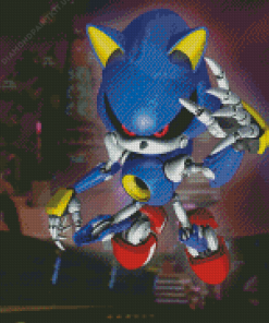 Metal Sonic The Hedgehog Diamond Painting