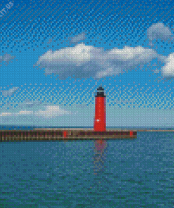 Milwaukee Lighthouse Wisconsin Diamond Painting