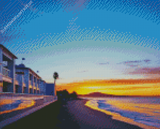 Miramar Beach Sunset Diamond Painting