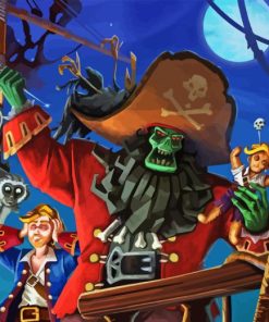 Monkey Island Game Diamond Painting