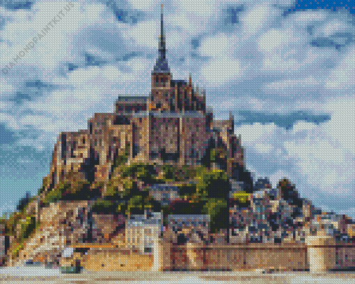 Mont St Michel in France Diamond Painting