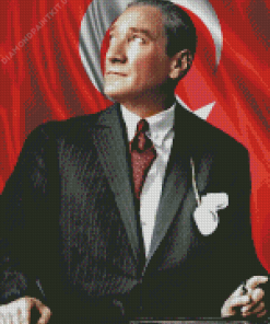 Mustafa Kemal Ataturk Diamond Painting