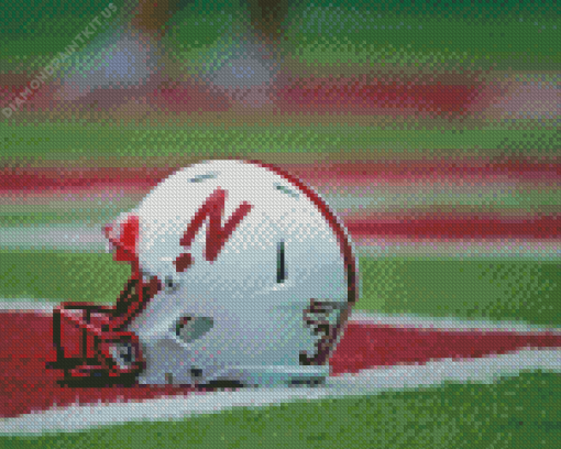 Nebraska Huskers Helmet Diamond Painting