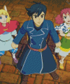 Ni no Kuni Characters Diamond Painting