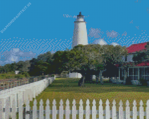 Ocracoke Lighthouse Diamond Painting