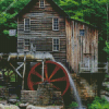 Old Grist Mill Diamond Painting