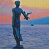 Opatija Maiden With The Seagull Diamond Painting