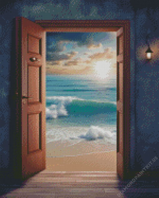 Open Door To Sea Diamond Painting