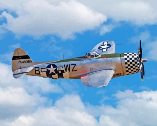 P47 Thunderbolt Diamond Painting