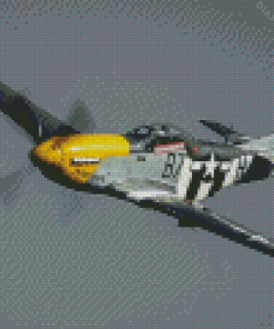 P51 Mustang Plane Diamond Painting