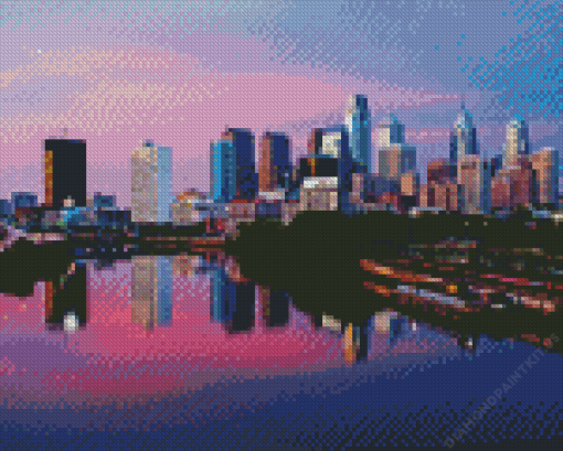 Philadelphia Skyline Diamond Painting