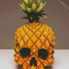 Pineapple Skull Diamond Painting