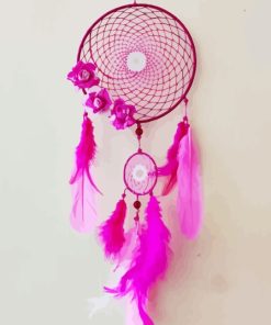 Pink Dream Catcher Diamond Painting