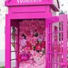 Pink Flower Booth Diamond Painting