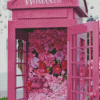 Pink Flower Booth Diamond Painting