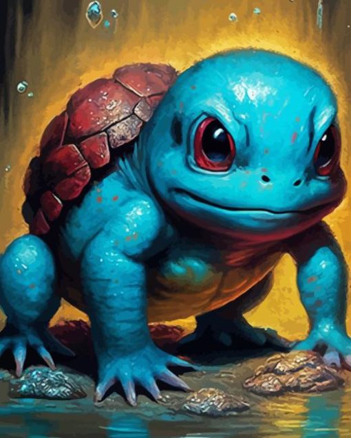 Pokemon Squirtle Diamond Painting