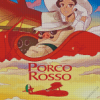 Porco Rosso Animation Diamond Painting