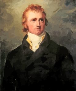 Portrait of Alexander MacKenzie by Lawrence Diamond Painting