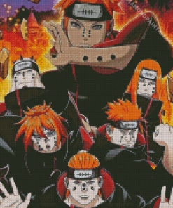 Powerful Akatsuki Naruto Diamond Painting