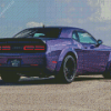 Purple Dodge Challenger Diamond Painting