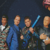 Red Dwarf Characters Diamond Painting