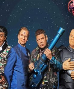 Red Dwarf Characters Diamond Painting