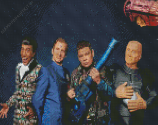 Red Dwarf Characters Diamond Painting