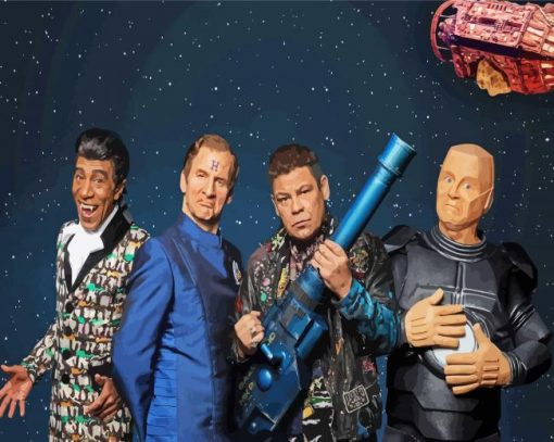 Red Dwarf Characters Diamond Painting