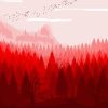 Red Forest Diamond Painting