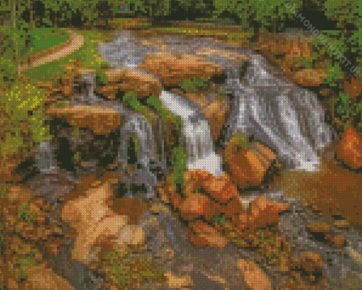 Reedy River In Greenville Diamond Painting