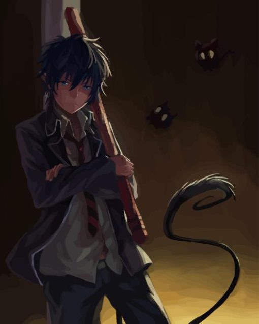 Rin Okumura Anime Art Diamond Painting