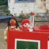 Rosie and Jim Diamond Painting