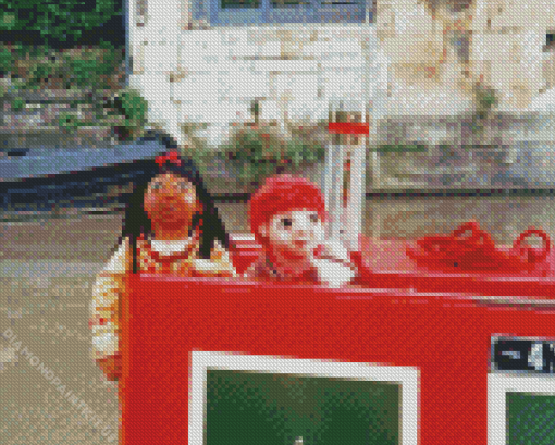 Rosie and Jim Diamond Painting