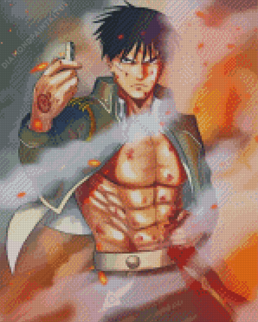 Roy Mustang Fullmetal Alchemist Diamond Painting