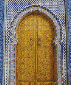 Royal Palace Fez Door Diamond Painting