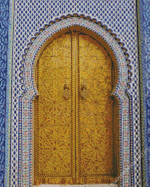 Royal Palace Fez Door Diamond Painting