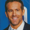 Ryan Reynolds American Actor Diamond Painting