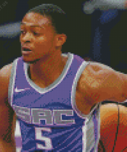Sacramento Kings Basketball Player Diamond Painting
