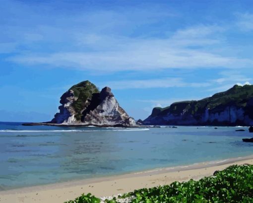 Saipan Island Beach Diamond Painting