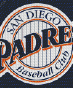 San Diego Padres Logo Diamond Painting