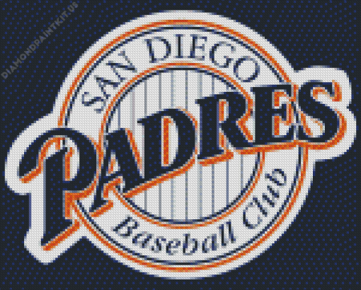 San Diego Padres Logo Diamond Painting