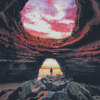 San Diego Sunset Cave Diamond Painting