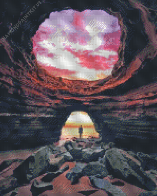 San Diego Sunset Cave Diamond Painting