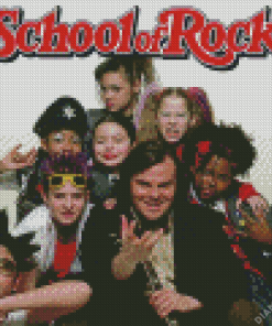 School Of Rock Poster Diamond Painting