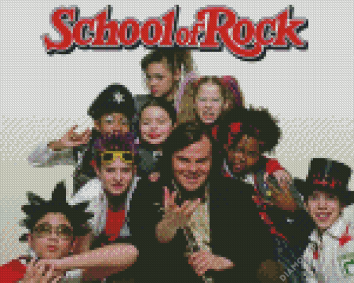 School Of Rock Poster Diamond Painting
