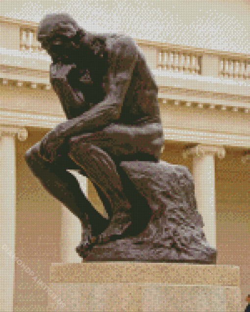 Sculpture The Thinker Diamond Painting