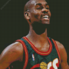 Seattle Supersonics Basketball Player Diamond Painting