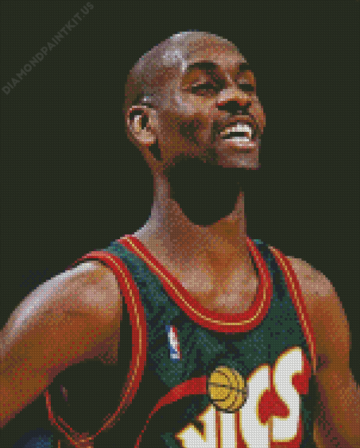 Seattle Supersonics Basketball Player Diamond Painting