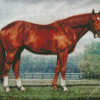 Secretariat Horse Diamond Painting